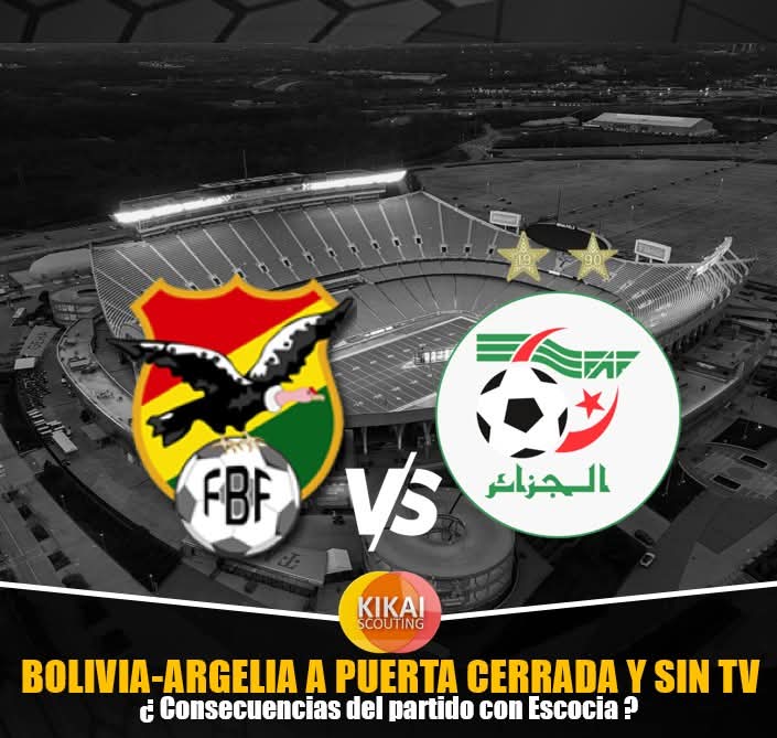 groecha's tweet photo. Bolivia frente a Argelia hoy a puerta cerrada y sin transmisión televisiva. No tener público el contra tendría que servir para mejorar el rendimiento. Esperemos no tener que escuchar explicaciones de porque no se pudo otra vez. https://t.co/iVh3yRzqMZ