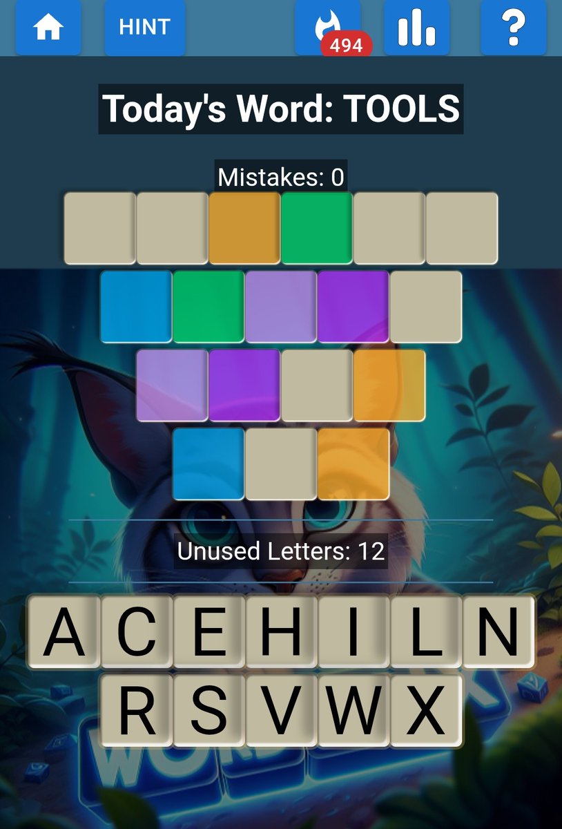 SacsGames's tweet photo. Today's #WordLinxGame word is TOOLS. How many guesses will you need?

https://t.co/jmVbdg50mA

#wordle #NYTimes #NYT #NYTGames #WQuers #puzzle #puzzles #wordpuzzles https://t.co/ZhyaW2Kasb