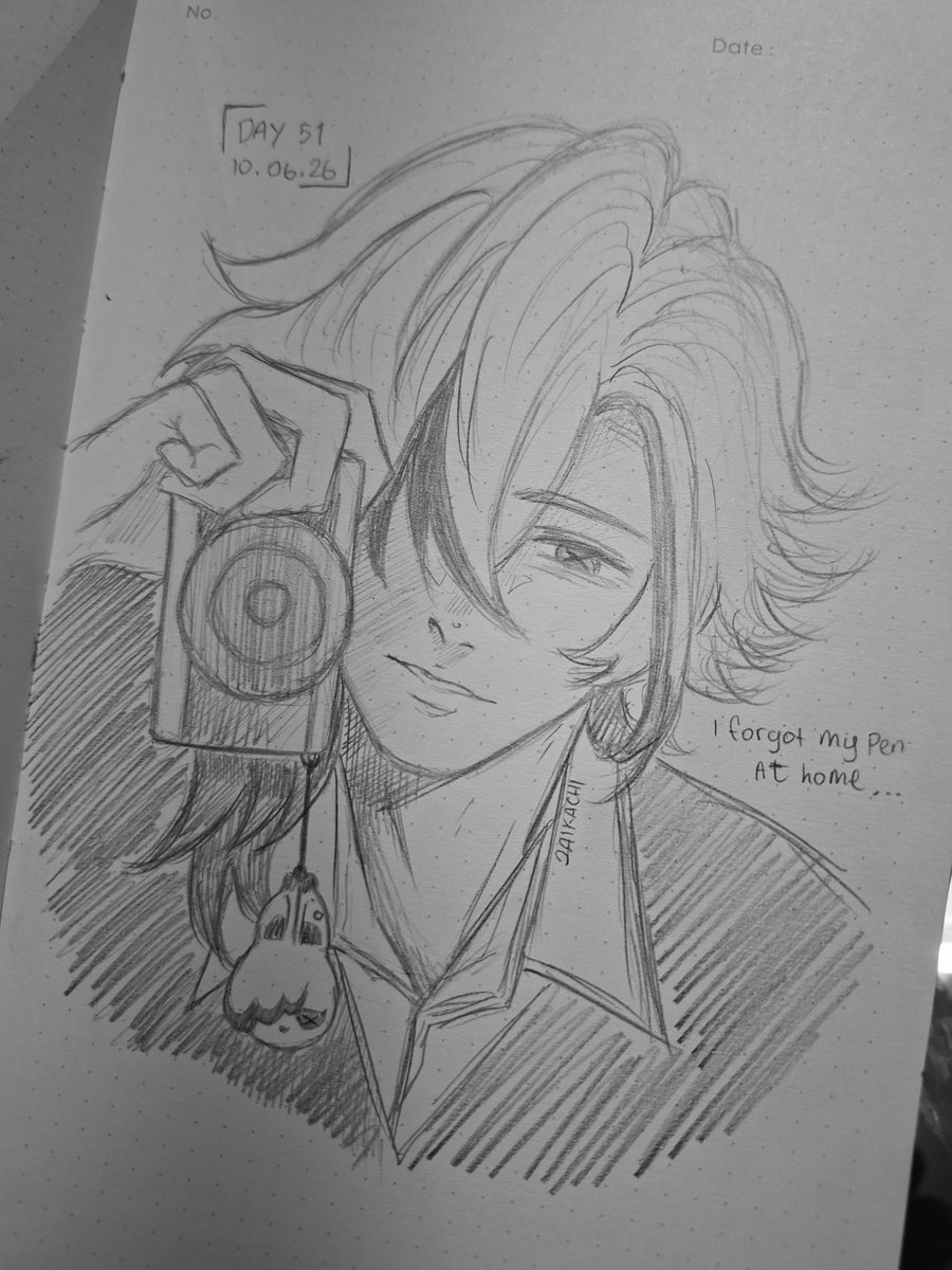 xPERUEREx's tweet photo. day 51 Arlecchino doodle

i'm out of town for a couple days or a week and i forgot to bring my pen 💔 
so i'll be using pencil only for a while 🥹 https://t.co/0T6I5DbzUG