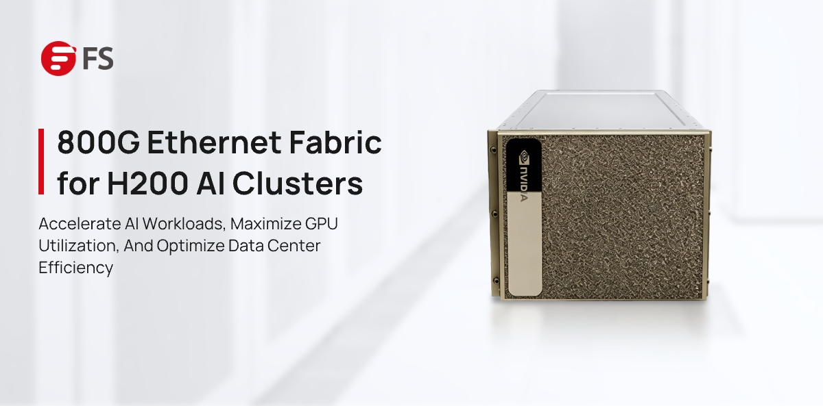 FScom_UK's tweet photo. Is your network ready for NVIDIA B300 AI clusters? FS B300 800G AI Ethernet Solution delivers a 51.2T RoCEv2 fabric, 800G interconnects, lossless low-latency GPU communication, and scalable Spine-Leaf architecture.
🔗 Explore now: https://t.co/2UpzzoSeyK
#AI #H200 #PicOS #AmpCon https://t.co/SSovvPWCmj