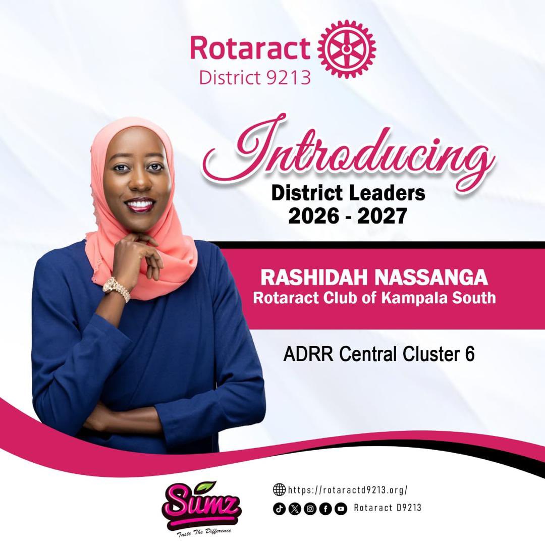 rctkampalasouth's tweet photo. Big moves for a phenomenal leader! ✨ Huge congratulations to our President @yellowdame on her appointment as ADRR Central Cluster 6 for the 2026-2027 term. Kampala South is incredibly proud of you, and we can't wait to see the impact you'll make! 🚀💗
#D9213
#RotaryEyamba https://t.co/yEPYnuZB0t