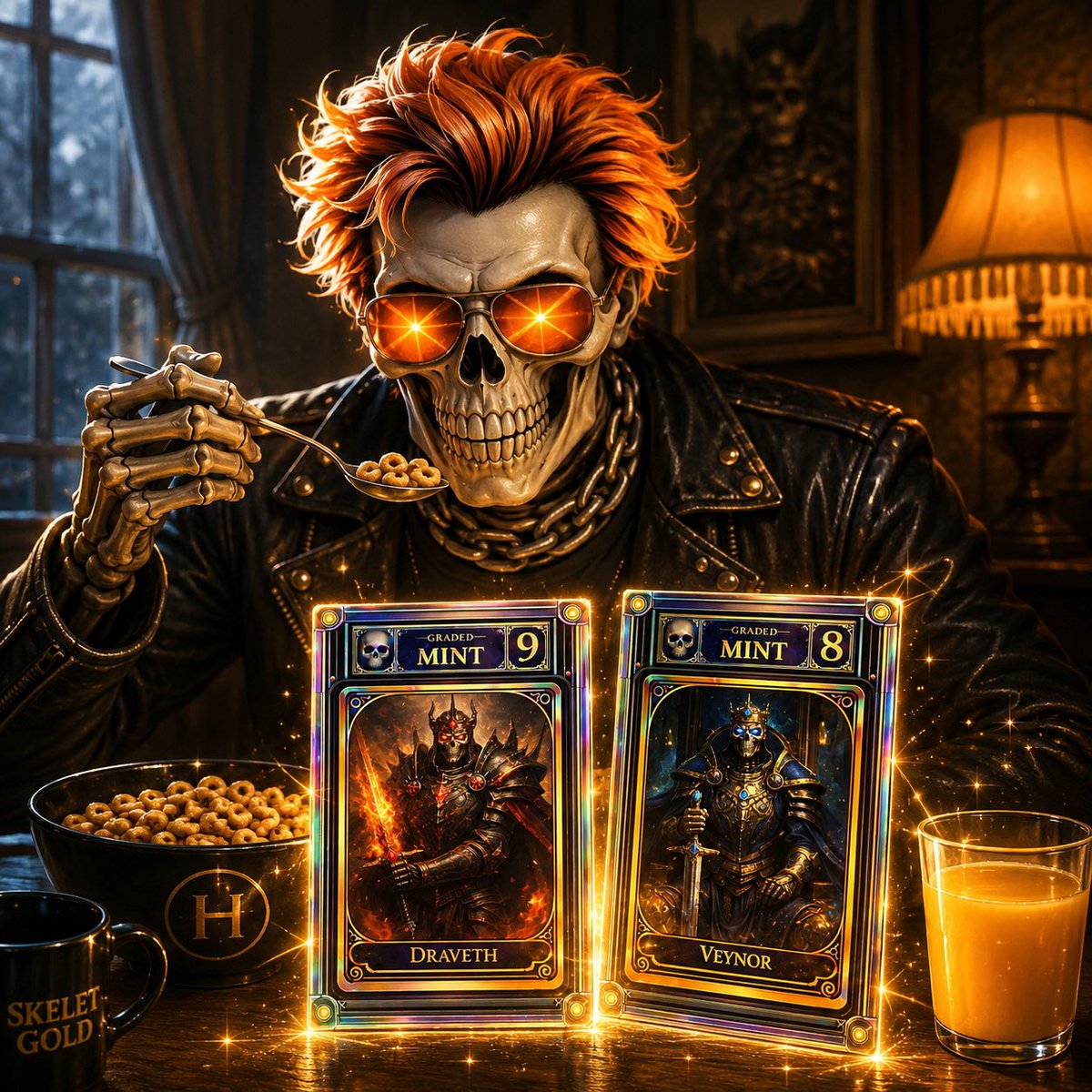 SkeletGold's tweet photo. Good morning everyone ☀️
Wishing you all a great day. Enjoy every moment and get ready because Eternal Genesis goes live later today. ⚔️
Max 2 cards per wallet.
Good luck to everyone.🔥
#Hedera #SentX https://t.co/WY1SVpxSYp