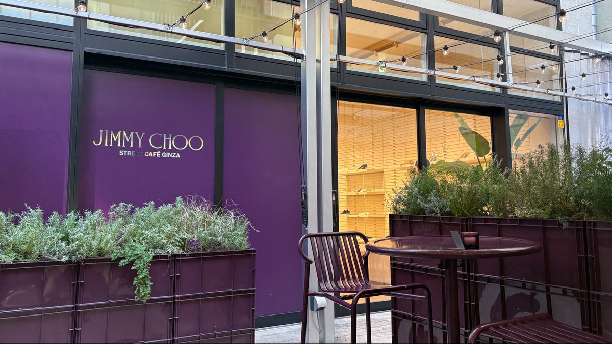 luv154x158's tweet photo. 📍 Jimmy Choo Street Café Ginza(銀座) https://t.co/H4K4kDVgvq