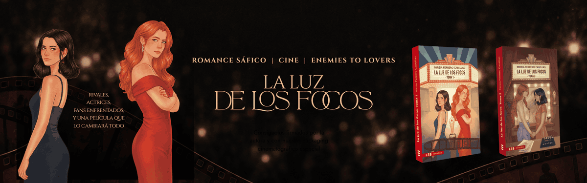LESeditorial's tweet photo. ⚠️LANZAMIENTO: La luz de los focos⚠️

La historia de Luz Ayamonte y Ane Lizarraga: disponible desde HOY en librerías, nuestra web y otras plataformas.

Amor sáfico, rivalidad, tensión romántica y muchísimo drama mediático bajo los focos, por @_mireiafc.

https://t.co/EOIXolDclI https://t.co/b5zqNVycvi