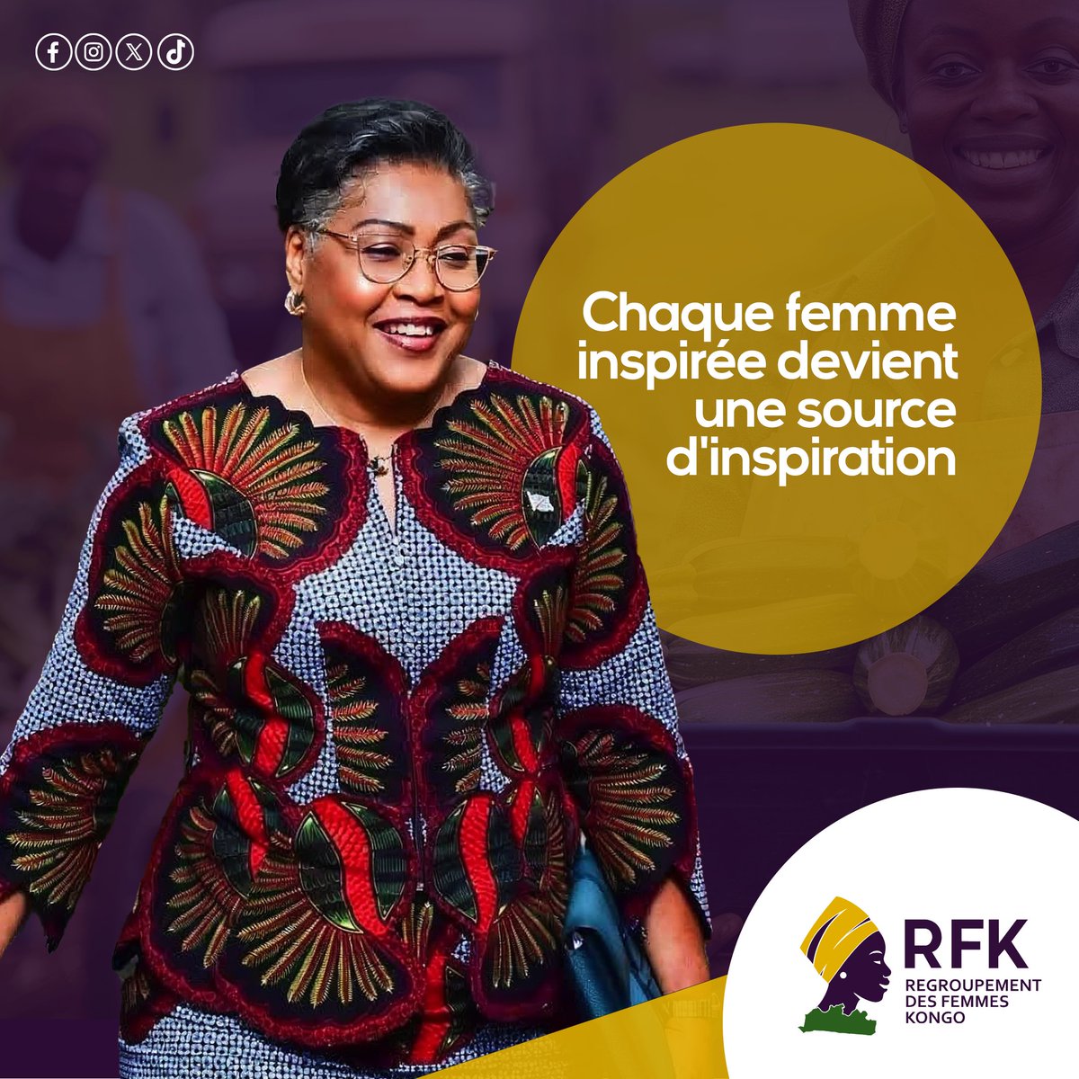 rfk_rdc's tweet photo. Une femme inspirée ne change pas seulement sa propre vie, elle inspire aussi celles qui l’entourent.

Ensemble, continuons à encourager le leadership, la confiance et l’épanouissement des femmes.

#RFK #FemmesQuiInspirent #LeadershipFeminin https://t.co/dixy05qPaS
