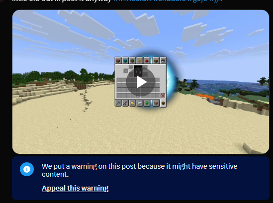 Froggersdev's tweet photo. @StormerPlugins twitter hates me https://t.co/wC0ZLi62kc