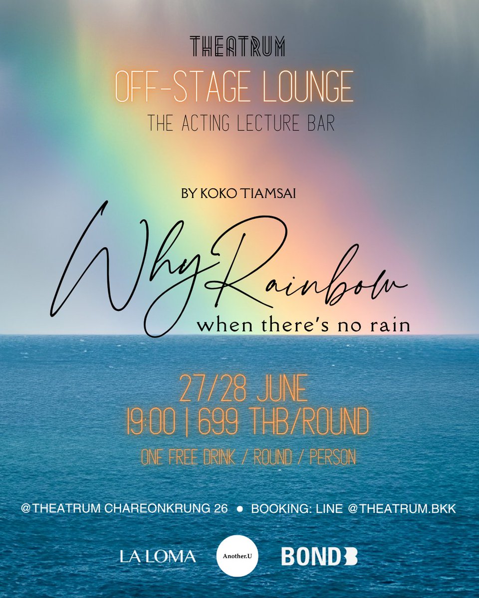 TheatrumBkk's tweet photo. ขอบคุณประชาชาติ��ุรกิจด้วยค่ะ

ใครสนใจ สามารถจองได้แล้ววันนี้นะคะ

มีทั้งหมด 2 รอบ
วันที่ 27 มิถุนายน 19.00 น.
และวันที่ 28 มิถุนายน 19.00 น.

ทักไลน์ไปได้เลยนะคะ
https://t.co/8fSsdxEYto https://t.co/tPuDijEjcd