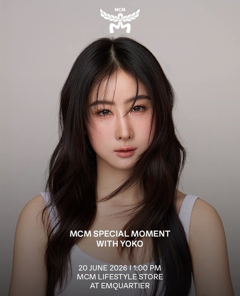 YokoFanclub's tweet photo. MCM Special Moment with YOKO 🤍

โอกาสสุดพิเศษที่จะได้ร่วมกิจกรรม Exclusive Cake Decorating Workshop กับ YOKO อย่างใกล้ชิด

👜 สะสมยอดซื้อครบ 20,000 บาท รับสิทธิ์เข้าร่วม Workshop
👝📸 สะสมยอดซื้อครบ 30,000 บาท รับสิทธิ์ถ่าย Polaroid คู่กับ YOKO พร้อมรับ MCM Tote Bag(ตามรูปด้านล่าง)

📅 สะสมยอดได้ตั้งแต่ 5 – 19 มิถุนายน 2569
📍 กิจกรรมวันที่ 20 มิถุนายน 2569

⚠️ จำกัดเพียง 15 สิทธิ์เท่านั้น
และเป็น First Come, First Served ไม่ใช่ Lucky Draw ถ้าครบ 15 ท่าน จะทำการปิดรับทันที

ใครเล็งไว้แล้ว อย่ารอช้านะคะเพราะเต็มแล้วเต็มเลย 🤍

#MCMxYOKO
#YokoApasra
#โยโกะอาภัสรา