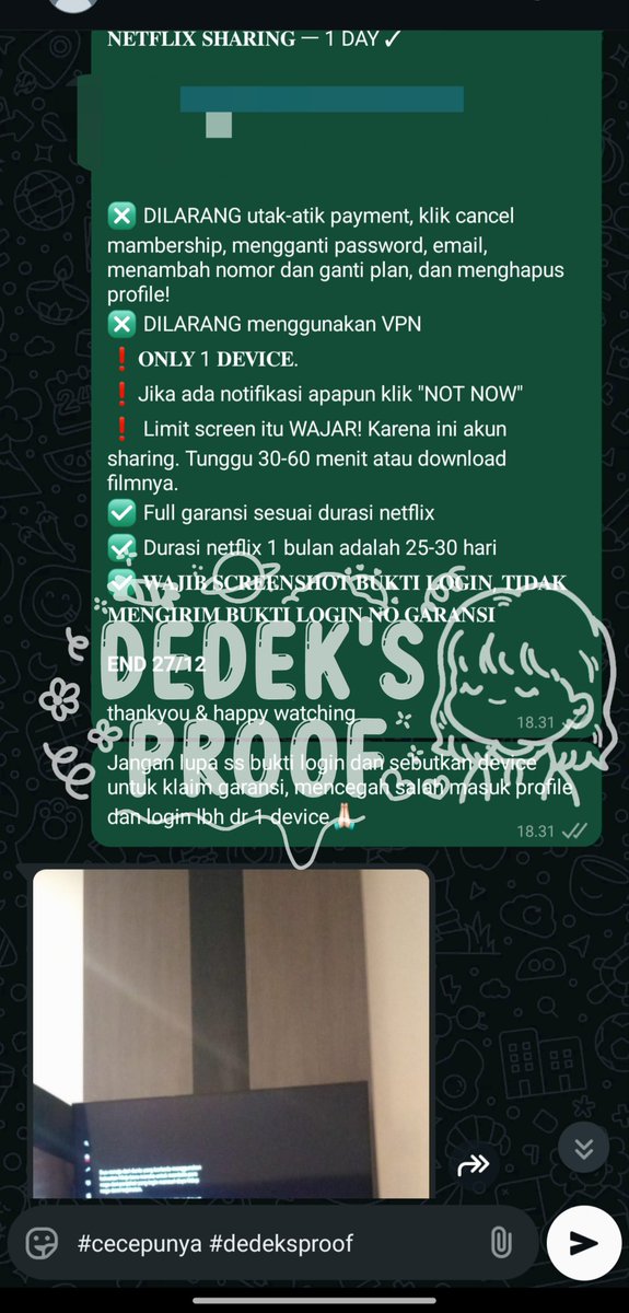 dedekzone's tweet photo. 4523. Netflix
4524. Joki Formatting
4525. Cek Turnitin
4526. Joki Pencarian Jurnal
#cecepunya #dedeksproof https://t.co/juWzt9lMsr