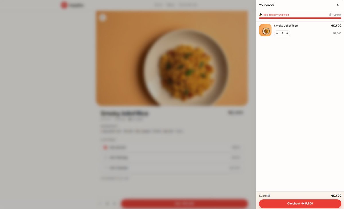 oregwune's tweet photo. People do not browse food for long. They decide fast based on:

Hunger urgency
Visual appetite triggers
Delivery speed trust. https://t.co/DWjHlRfJOj