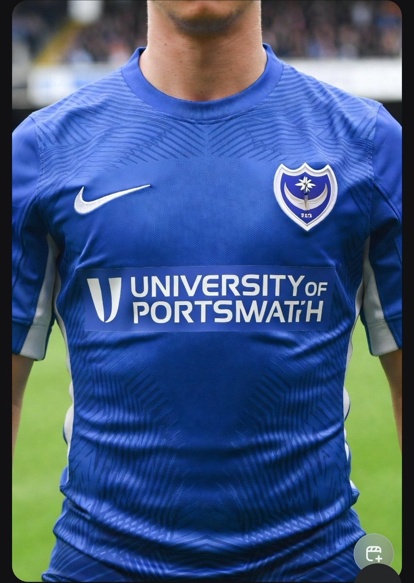 K_Sandwhich's tweet photo. I asked Grok -
Taking into account what NIKE kits for 26/27 season have already been announced or shown, and take into account the history of Portsmouth's last 3 seasons home kits. Can you predict the 26/27 Portsmouth home shirt? Can you create an image at your best guess? https://t.co/NMp29yUCqb