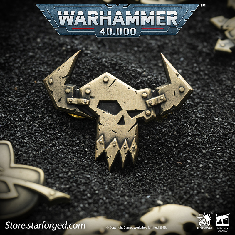 Starforged3's tweet photo. The galaxy is vast. Its horrors are countless. Collect them all. 👽

Xenos Faction Pin Collection — official Warhammer 40K enamel set.
9 pins: Orks · Necrons · T‘au · Aeldari · Drukhari · Tyranids · Leagues of Votann · Imperial Knights · Chaos Knights

#Warhammer40k #Starforged https://t.co/oodDpkMKcn