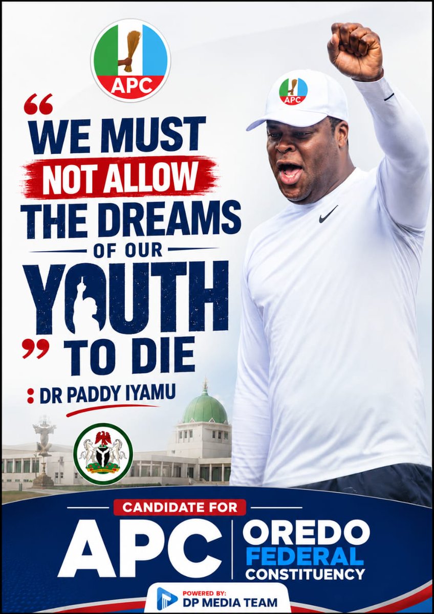 MikeAngel71834's tweet photo. Every great future starts as a dream in the heart of a young person. Dr Paddy Iyamu said it plain: _“We must not allow the dreams of our youth to die.”

#DrPaddy
#DreamBig
#OurYouthOurFuture 
#Oredo2027
#DrPaddyForHouseOfRep https://t.co/N0OzCr4Oac