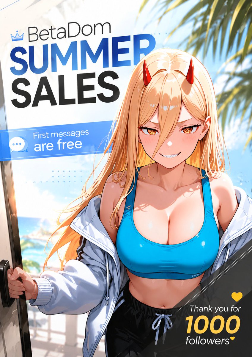YourGodPower's tweet photo. Looks like this acc hit 1k Followers too 💛
Things are going so fast 😌

To Celebrate this, special Discount :

If you're a Domme and have been lurking my content recently, feel free to Dm me for free.
No engagements, you're free to leave if you're not satisfied by the conversation 😈

Only available today 😘