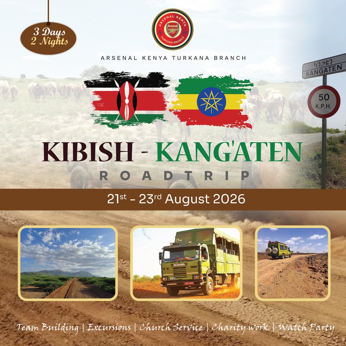 JamesLokwale's tweet photo. @ArsenalKenya_AK Turkana Branch will begin the new season with a weekend road trip to Kang'aten area of Ethiopia for a cross border joint charity activity with their counterparts. @wikamar https://t.co/OrrsGOsIwn