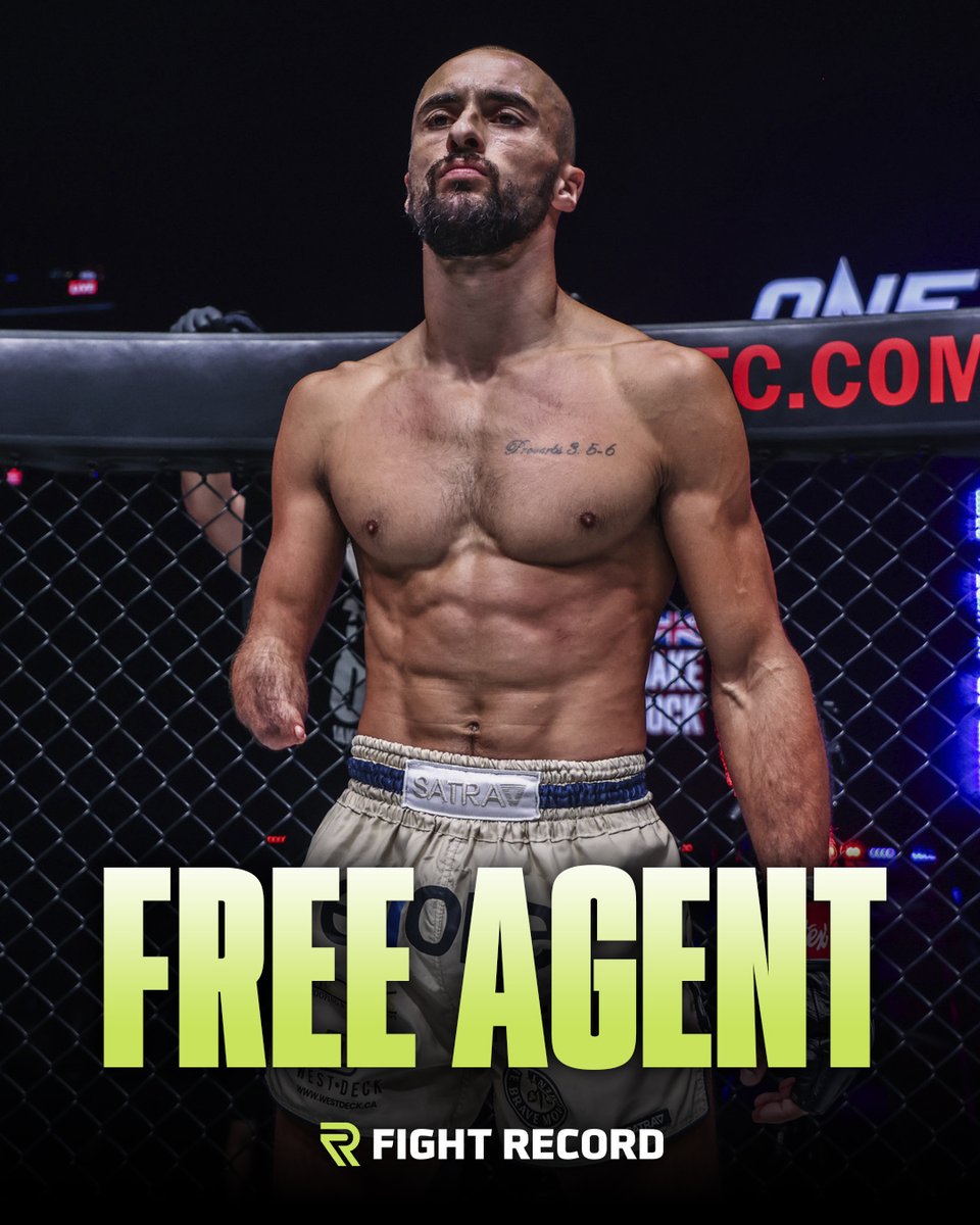_FightRecord's tweet photo. Jake Peacock 🏴󠁧󠁢󠁥󠁮󠁧󠁿🇨🇦 has announced he's now a free agent. 👀

After three fights in ONE (2-1), the British-Canadian fighter has been released under a mutual agreement.

Jake thanked ONE Championship for being a big part of his story and legacy, and is now looking to stay active. ⏳ https://t.co/g4vY0kjuqg