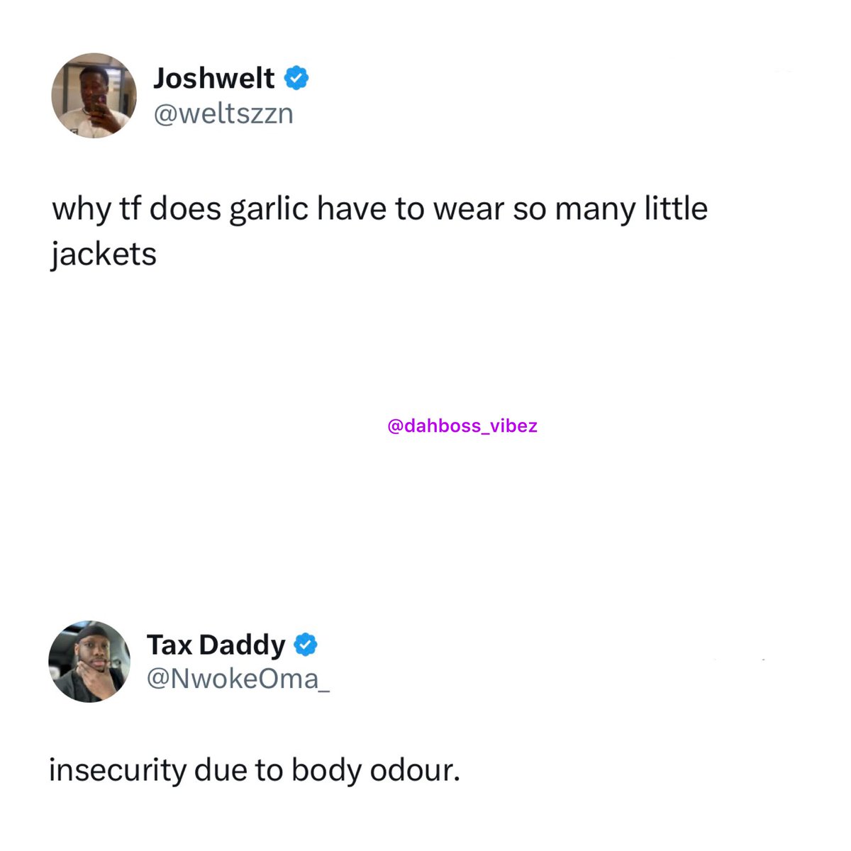 dahboss_vibez's tweet photo. Bro has beef with garlic 😭😂 https://t.co/fh5qiArYaK