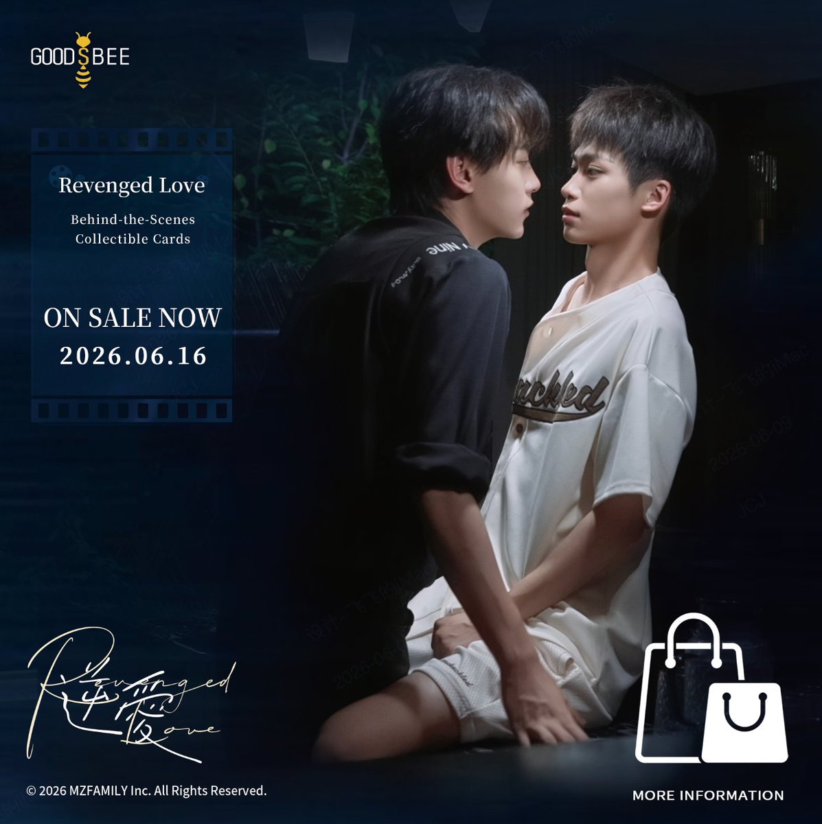 RevengedLove_'s tweet photo. 【RevengedLove】花絮收藏卡｜預售即將開啓
「兵荒馬亂中，聽見的是對方難以抑制的心跳。」
✨定格盛夏中瘋長的愛意——
收錄未公開雙人互動名場面，運用NFC創新展現方式，貼一貼即刻解鎖心動花絮
多重折光工藝疊加，展現暗流湧動的交鋒
驚喜加碼，內含演員雙人印簽！
💌一起見證炙熱愛意💌
預售開啓時間：2026年6月16日
更多產品詳情見圖🔍
RevengedLove x @Goodsbee_global 

【RevengedLove】Behind-the-Scenes Collectible Cards | Pre-Order Coming Soon
“In the midst of chaos, what you hear is the other’s uncontrollable heartbeat.”
✨ Freezing the fiercely growing love of midsummer —
Featuring unreleased classic duo interaction moments, with an innovative NFC display — a simple tap unlocks heart-fluttering behind-the-scenes content.
Multiple finishes layered together, revealing the unspoken tension beneath the surface.
Bonus surprise: includes cards with reproduced duo actor signatures.
💌 Witness the burning passion together 💌
Pre-Order Launch: June 16, 2026
For more product details, please refer to the images. 🔍
#逆愛 #柴雞蛋 #吳所畏 #梓渝 #池騁 #田栩寧 #ZiYu #WuSuowei #TianXuning #ChiCheng #RevengedLoveAnniversary #OneYearWithRevengedLove