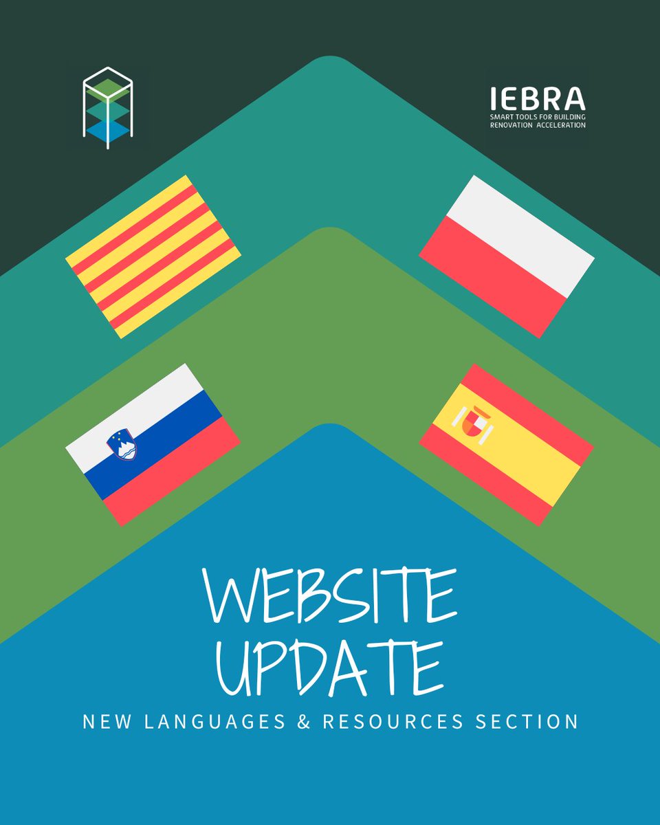 iEBRA_eu's tweet photo. 🌐Website Update!

New languages #Catalan, #Slovenian, #Spanish, #Polish

New resources section withreports and publications of the project.

🔗Links in bio

#LIFEproject #Sustainability #EUProjects #EnergyTransition #EU2050 #LIFEAmplifiers #ZeroEnergyBuilding https://t.co/TtKm7AMXYH