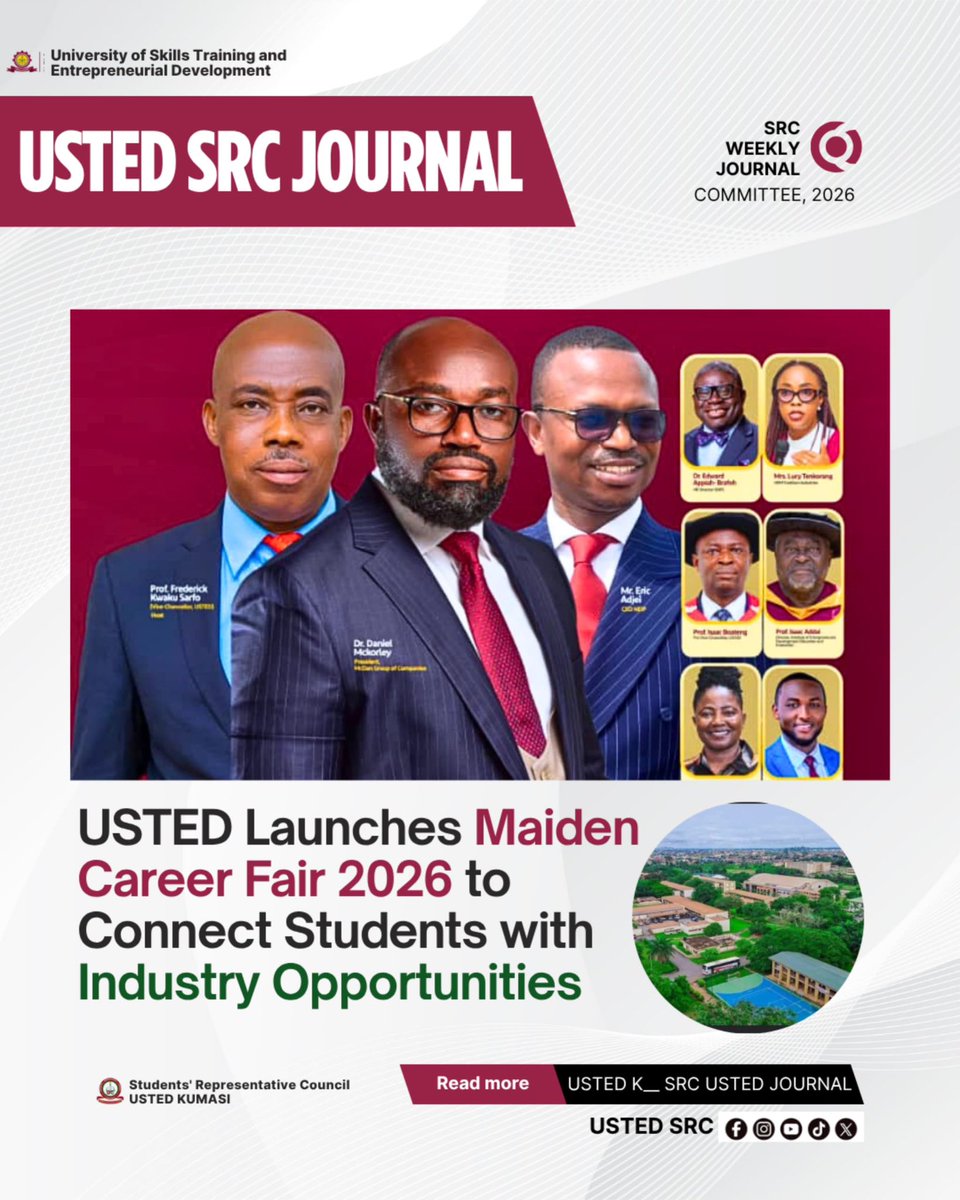 aamusted_k_src's tweet photo. 🚨 Students, this is for you!

This is what matters.
This is the opportunity you've been waiting for.

Do you remember the McDan Connect programme? 👀

Well, this is more than what you think.

[Read Full Details Here](https://t.co/c6Oe62AtCE) https://t.co/PiaCrcesuQ