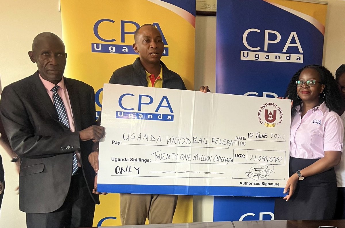 ICPAU1's tweet photo. A commitment to young talent, a step towards a brighter future.

ICPAU hands over UGX 21 million to support the 16th ICPAU Youth &amp; Juniors National Woodball Championship and empower the next generation of 
champions.

#WeCreateImpact
#WoodballUganda https://t.co/xsexS6uU0j
