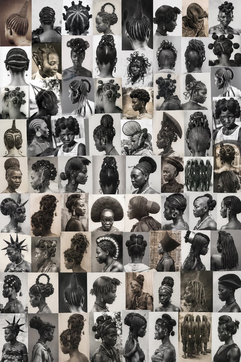Nandi_Madida's tweet photo. Our ancestors turned hair into art, identity, culture, and storytelling. Forever inspired. ✨🤎 #NaturalHair #AncientHairstyles #AfricanHeritage https://t.co/iyy8YVLlSy
