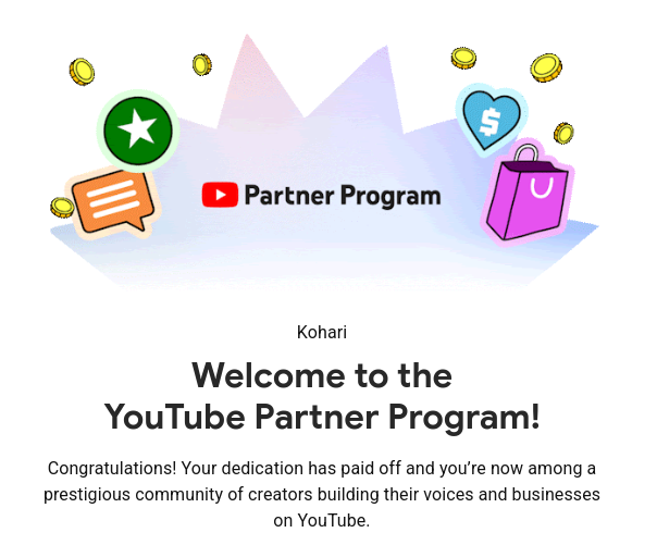OnizumiKohari's tweet photo. I just got accepted to #YouTubePartnerProgram after reaching 500 Subs the other day!!
This means we now finally have Badges and Emotes on YouTube through Memberships, as well as Superchats, Super Stickers, and Super Thanks
Thank you all for your support! https://t.co/OAi9SRshSh
