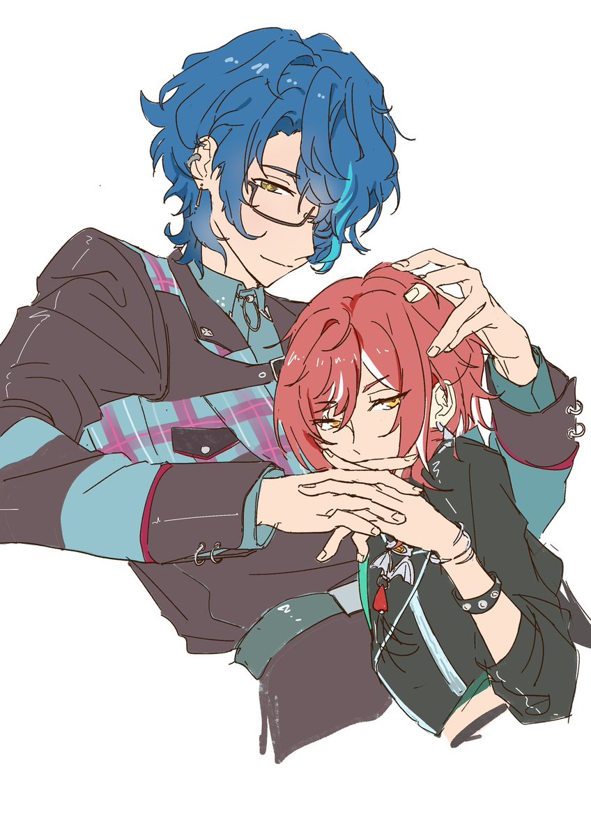 chaaaaaa666's tweet photo. 全体をみた後色を急いで直した、雰囲気が掴めない……
（なんか黒すぎて想像したバージョンのほうが好き→ https://t.co/MZ9PCeybw5