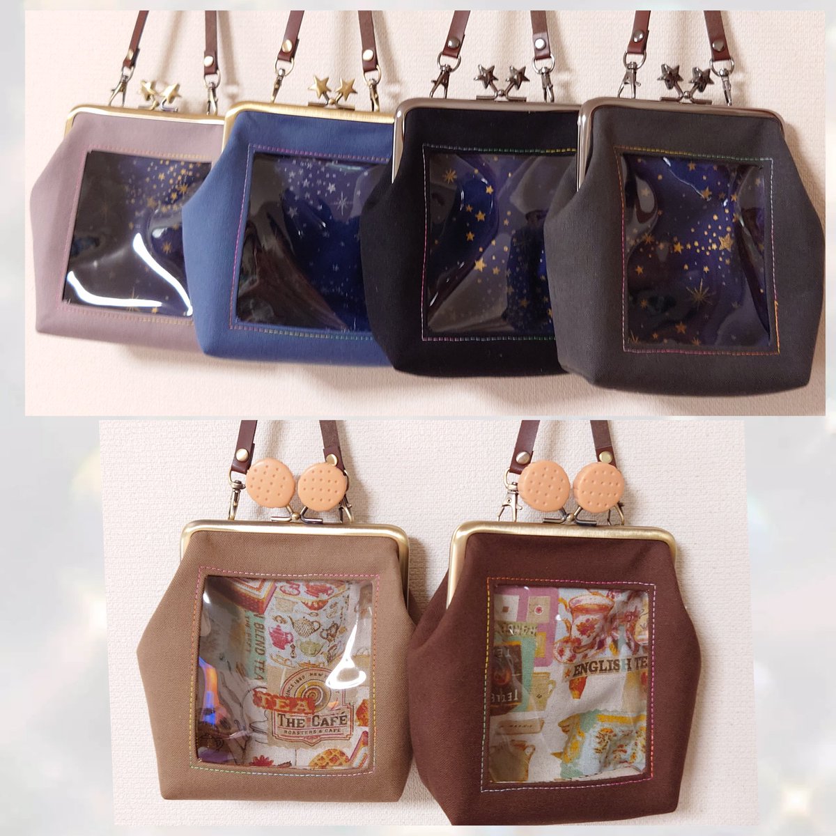 ＊りえ様＊オーダー　ハンドメイド 星はこのネイビー×ゴールドとブラック×ゴールドは5mずつ確保したので