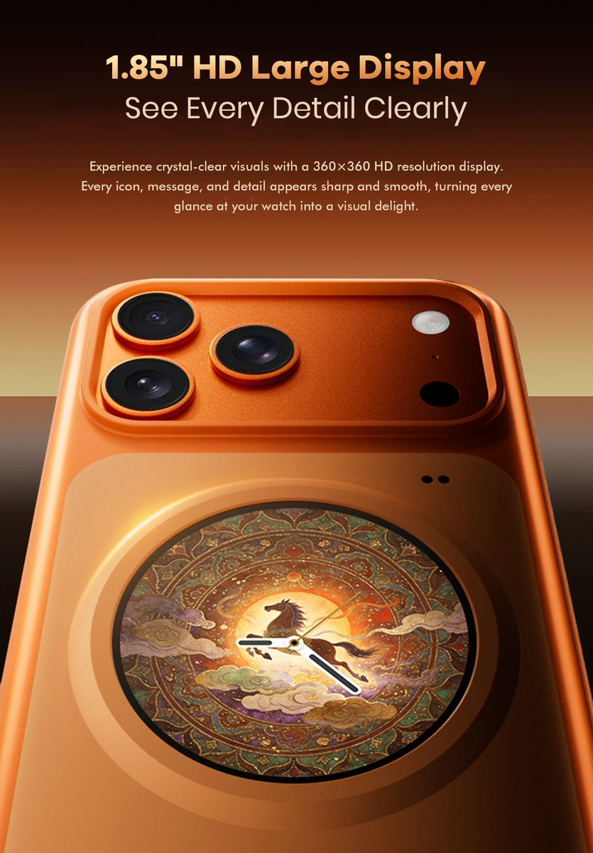 drbeel_techno's tweet photo. #Rollme
كفر مفيد للـ #iPhone17ProMax من Rollme باسم #VisionCase يحتوي على شاشة خلفية دائرية 1.85 بوصة 360×360 HD و بطارية 400mAh بسعر 50$ ... متوفر الآن في موقع الشركة. https://t.co/Z7Ih45khMk