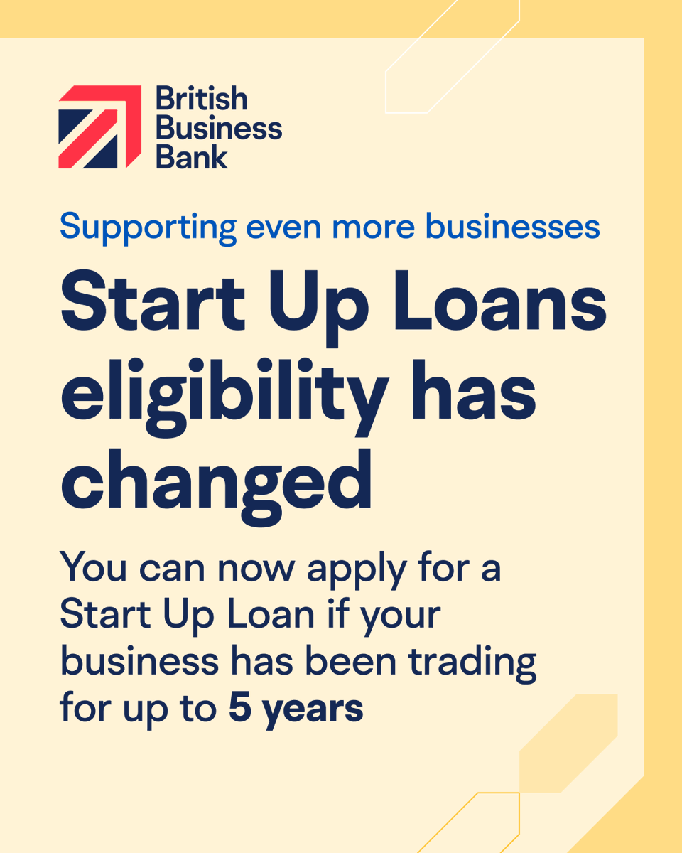 businessgov's tweet photo. The eligibility criteria for Start Up Loans has changed...meaning even more businesses can now access funding and support through the programme.

Find out what’s changed and see if you’re eligible here: https://t.co/eMYBbv1ZKh https://t.co/X61LeU6eqc