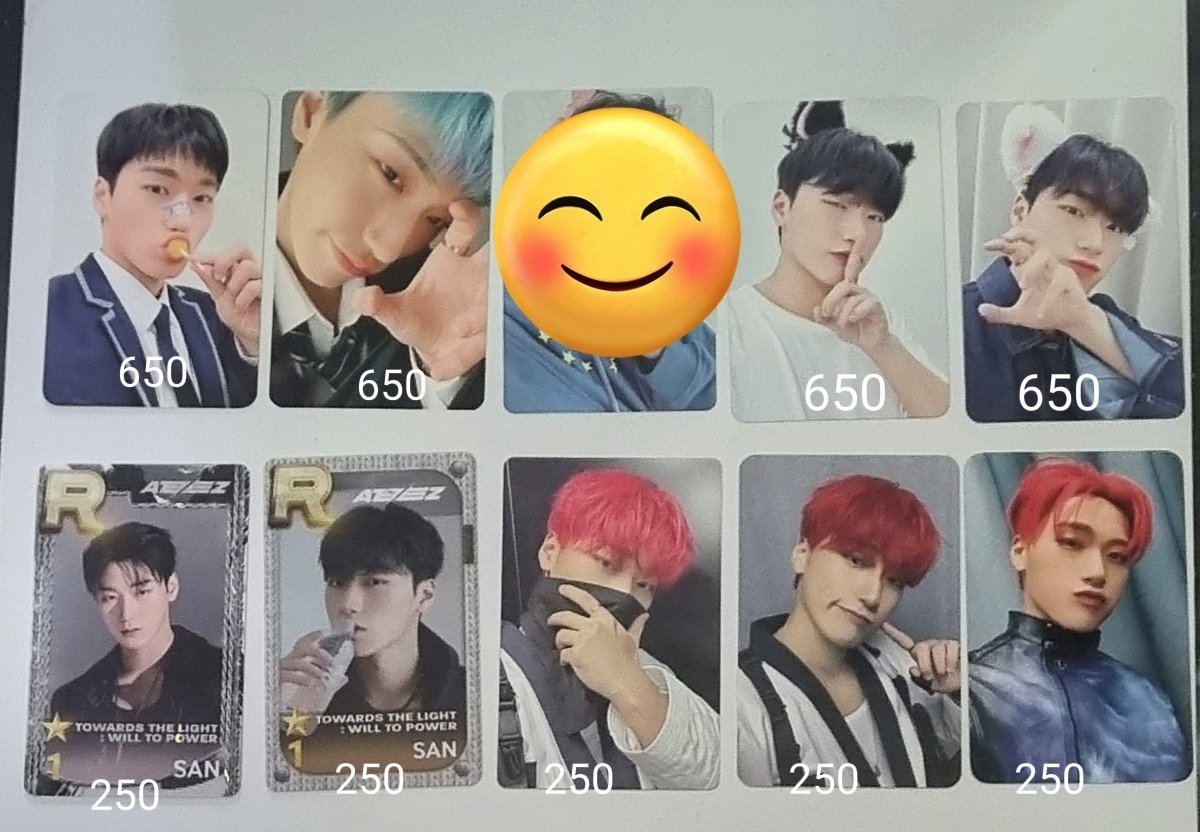 NoJ789's tweet photo. พร้อมส่ง WTS
ATEEZ POB SAN

✨️ราคาตามภาพ.-
📬 ค่าส่งเหมา 30.-

✅️Thai Bank
✅️Thai Address

** ไม่สะดวกส่องไฟ **

🙏สนใจเมนชั่นหรือDMได้เลยค่ะ
#ตลาดนัดเอทีซ #ตลาดนัดateez https://t.co/w6duQxuRBg