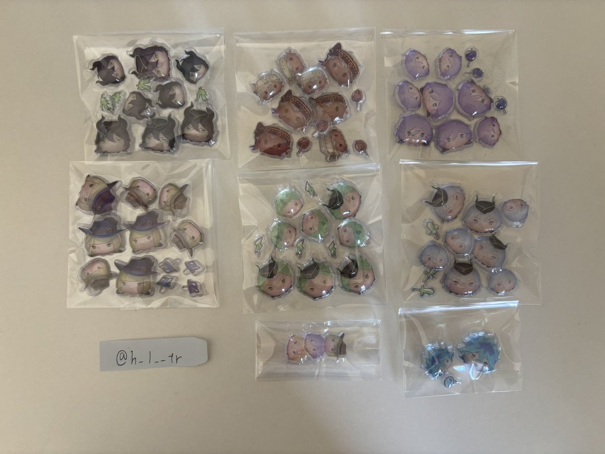h_l__tr's tweet photo. 【交換・譲渡】ツイステ Cherigem Sticker B柄

譲▶︎カリム、〇ルーク、〇エペル、△マレウス、△シルバー、セベク、イデア1、ポム1、無記載各4

求▶︎リリア＞ディアソ、セット60円・寮20円

※〇→ポム含む方優先
※△→セベク含む方優先

郵送📮
お気軽にお声掛けください🙇‍♀️ https://t.co/pmFw1eM26w