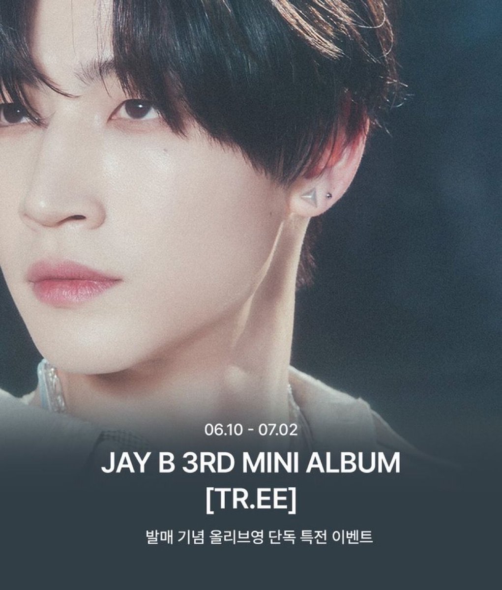 Pop7base's tweet photo. Album sales for JAY B’s 3rd mini album "https://t.co/E1yKkR6Kkg" have officially begun. If you haven’t secured your copy yet, now is the perfect time to order.
https://t.co/Vflcoi56Eq https://t.co/MIP0S7SXOo