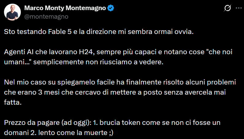 scacco___matto's tweet photo. I guru del qualsiasi cosa del momento (adesso è della AI) prima dicono che rilasciano prodotti nel giro di poche ore e che dopo richiedono solo una minima o nessuna supervisione.

Poi si lasciano scappare che c'erano problemi su cui ci lavoravano da 3 mesi. https://t.co/ViAPwLVcYn