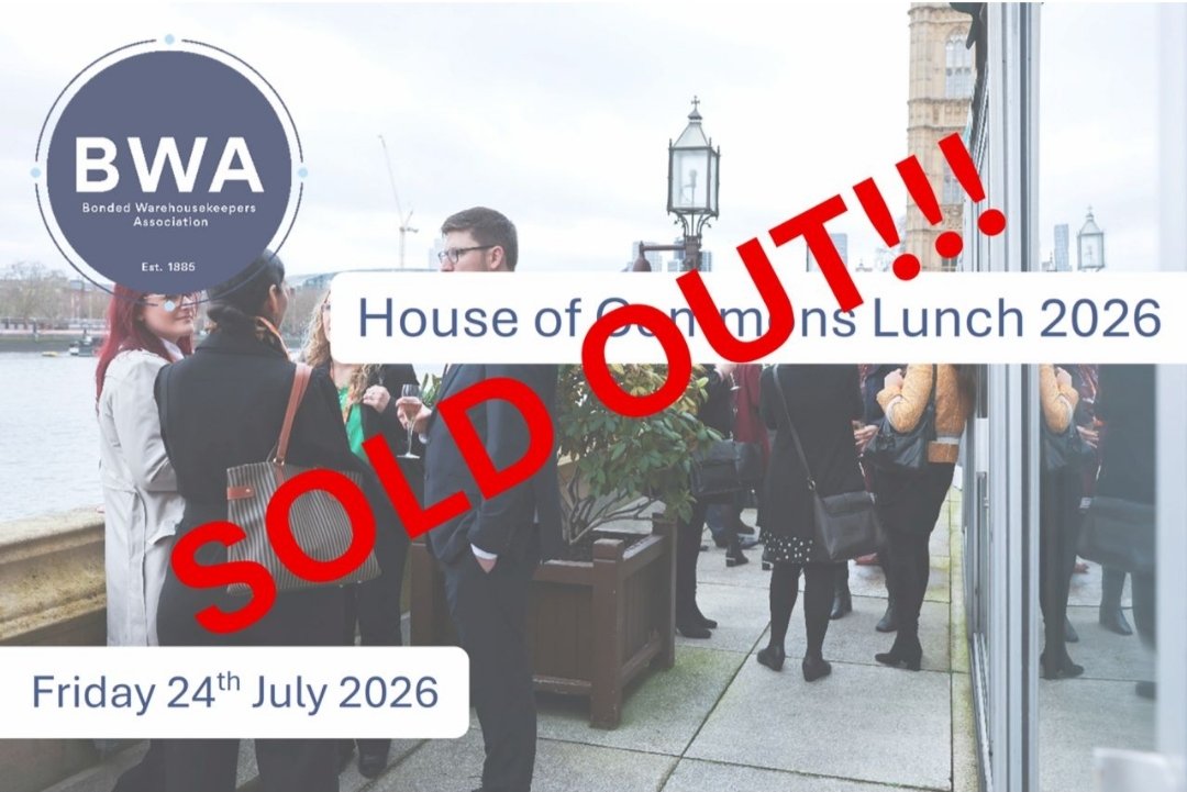 TheBwa's tweet photo. This years BWA House of Commons lunch has officially sold out!!!

Our thanks to this years #sponsors:
London City Bond Ltd
@Langdon_Customs and Fidentia Insurance Brokers Limited.

https://t.co/S4yaRocFFe

#BWAHOC26 #parliament #excise #customs
#bondedwarehouse #warehousing https://t.co/BvXG8ap6A0