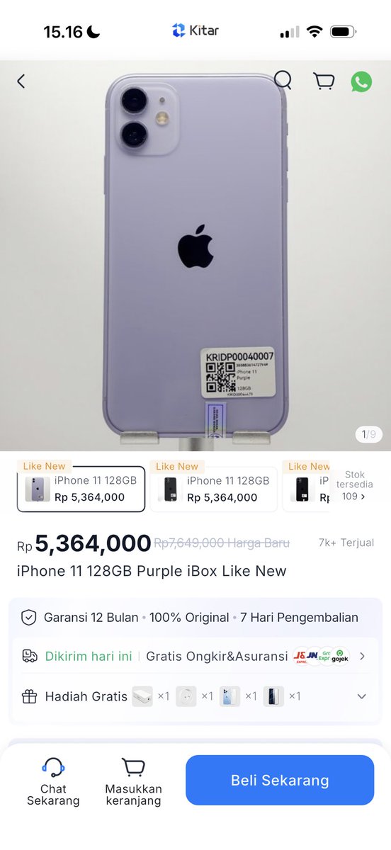 iwalysmh's tweet photo. List iphone yang masih worth it di beli di 2026 : 

- iphone 11
- iphone 12 promax
- iphone 13 - 17 series https://t.co/WrUr0ZKFk0