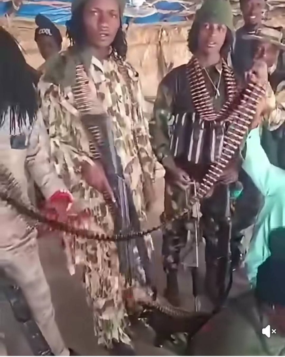 engrICO2015's tweet photo. Jihadists  have declared war on Nigerians that do not believe in their own version of Islam ( Christians Muslims and others ) yet everybody is walking as if nothing is happening ! 

We are counting scores of unalived Nigerians like statistics , refugee camps a.k.a  IDP everywhere ,kidnapping and raping at the top gear yet our government is not allowing us defend ourselves .

When will all these end and when will Nigerians say that enough is enough ?