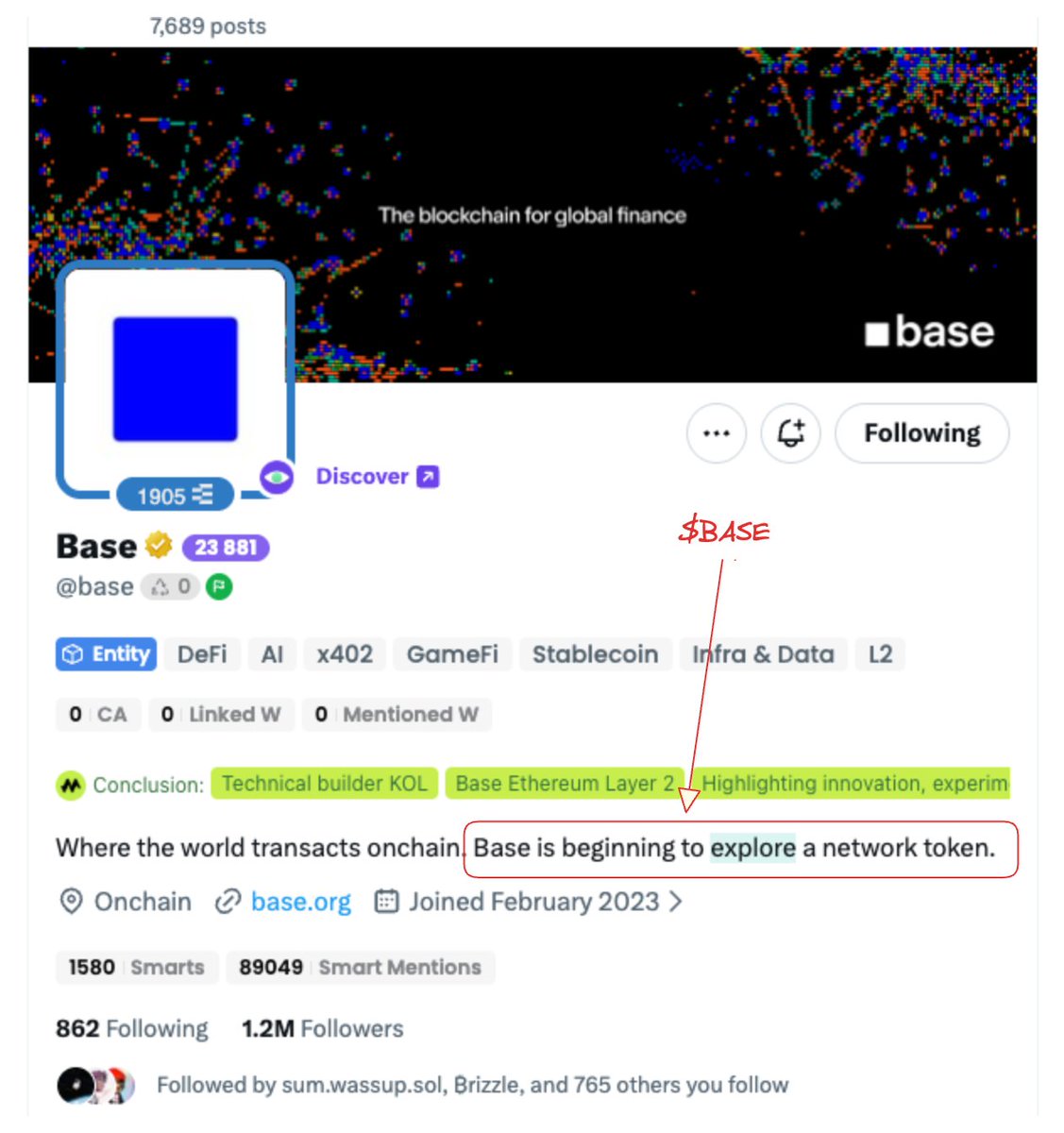 Kaffchad's tweet photo. ICYMI: $BASE token = Base season

token lists: $Virtual, $Aero, $Lfi, $VVV, $Pod, $Bnkr, $Clanker, $Serv, and more