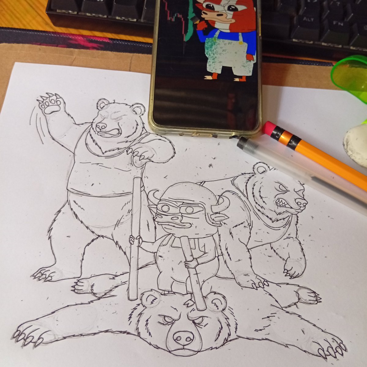 CoreTribe_Plus's tweet photo. 4 hours of art 😅 
Let's go @mumu_bull

No Bear Can Shake $MUMU https://t.co/n27aU3Deuc