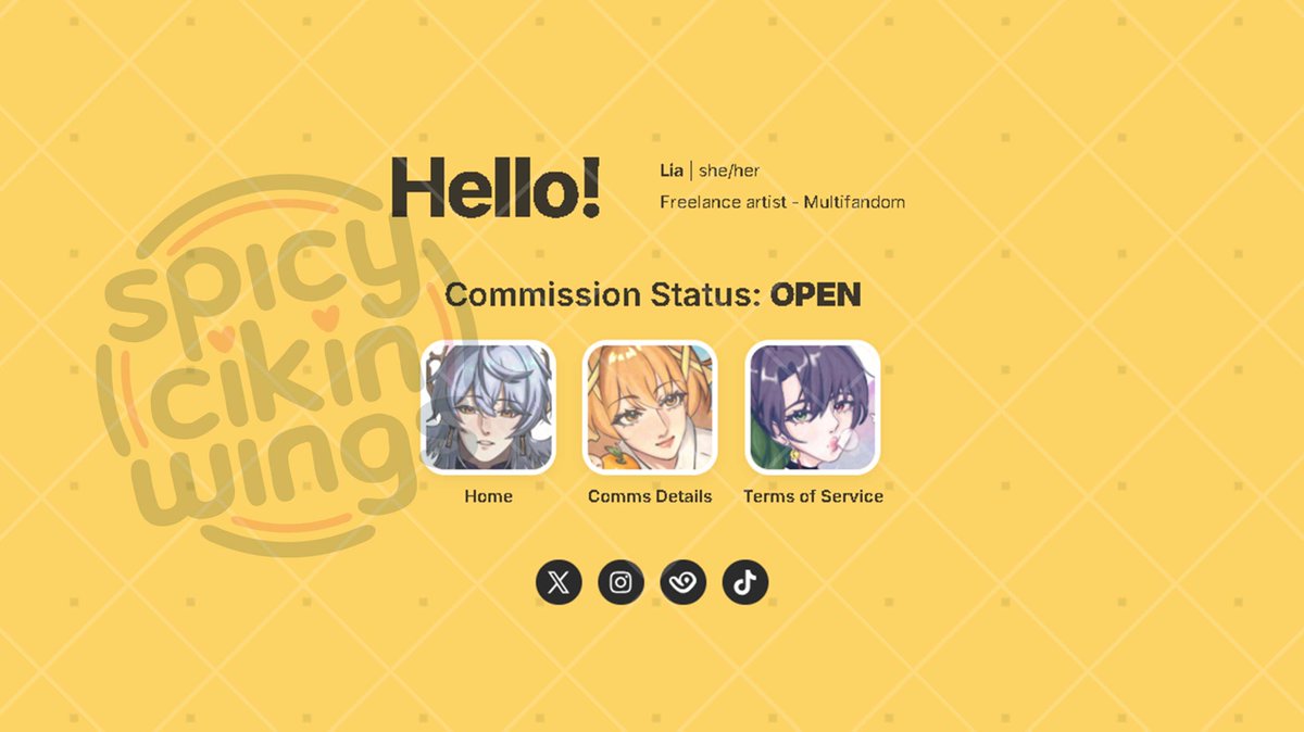 spicycikinwings's tweet photo. [🔄+❤️] Carrd Design Comms: OPEN!
✦ Price: Starts from IDR75K / $15 per page
✦ Comms Page Bundle: IDR150K / $30 for 3 pages (landing, comms details, tnc/portfolio)

Monetized fee included! Can be used for: comms page, portfolio, or social/intro page. https://t.co/eFVVyUXR9c