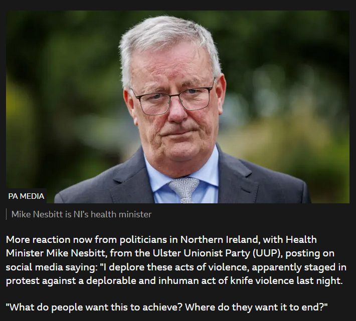 Catsplaining's tweet photo. 🧵 of some pieces from the BBC rolling news coverage:

"What do they want this to achieve?" it's pretty obvious - they don't wan't to have infinity foreigners injected into their community and yet you refuse to listen to them while simultaneously doing performative bewilderment. https://t.co/7po6AkBYXn