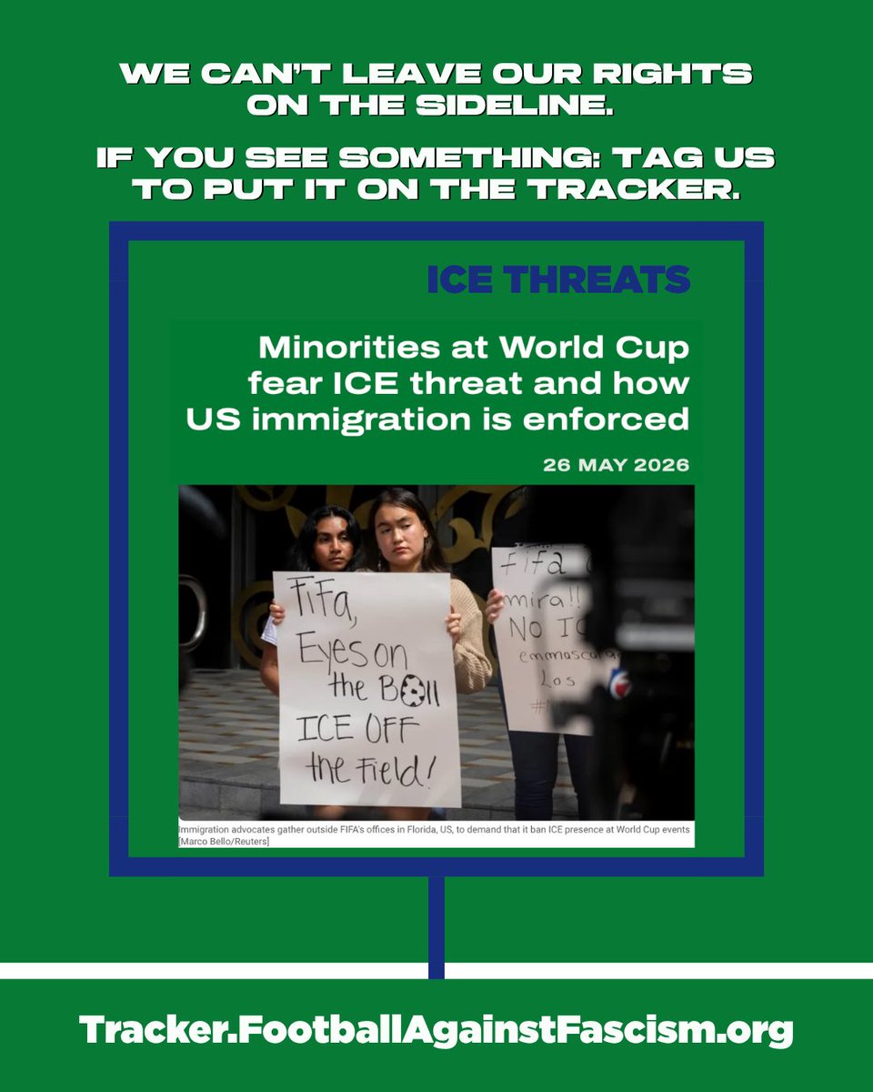 UKStopTrump's tweet photo. We must resist the far right and corporate capture, and demand sporting celebrations are rooted in human rights and solidarity

The lesson here for fans and for all of us is that we can’t leave our rights on the sideline when it comes to football or any sport. 2/3 https://t.co/wyufxWk2hS
