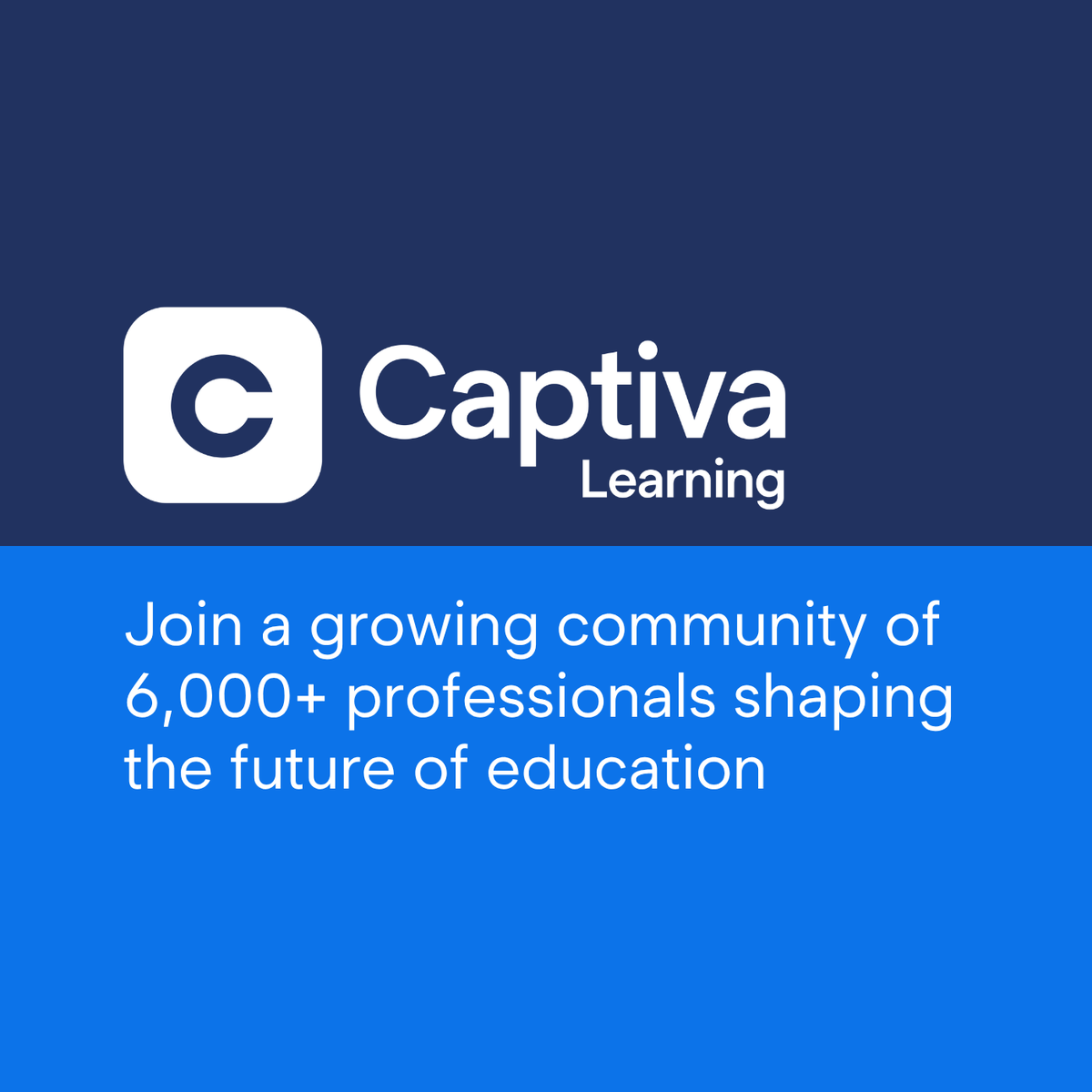 CaptivaLearning's tweet photo. At Captiva, we believe that education is the key to building a fairer society, empowering individuals, and creating equal opportunities for all!💙

Join a national movement of educators transforming their futures through apprenticeship programmes..

🔗 https://t.co/LZnoN2KYbO https://t.co/zFakQmrXbU
