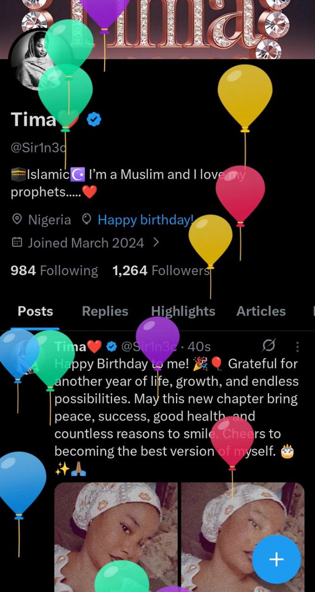 Sir1n3c's tweet photo. Good morning my family X
Happy birthday to me!!🎂🎉🎈
@Sir1n3c https://t.co/NGeRmgrYic