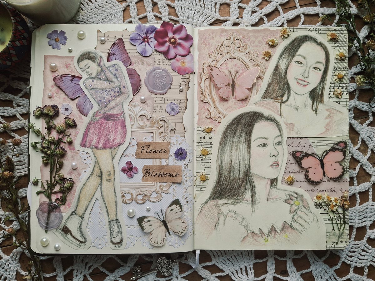 maodevroff's tweet photo. Mao asada butterfly journal FINALLY OUT 🦋 (pls ignore my anatomy this was like my first time drawing a full body in a while 🚬🚬)
#maoasada #butterfly https://t.co/ZxcabUv6cX