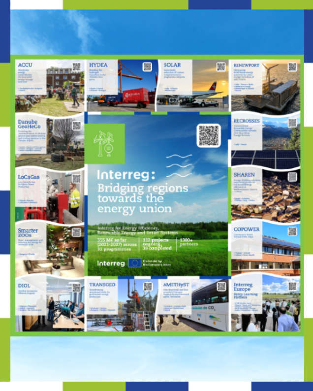 interreg_eu's tweet photo. ⚡🌍 We are at #EUSEW2026!

Interreg has a stand in Brussels, organised by Interact and bringing together 14 programmes and projects working on clean energy and local innovation.

If you are attending, come and visit us. Let’s talk cooperation and energy transition 🤝

#Interreg https://t.co/EhRSracpR8