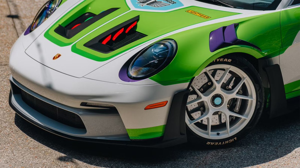 Dexerto's tweet photo. Porsche has revealed limited-edition Toy Story 911s inspired by Woody, Buzz, and Jessie

The vehicles will make their public debut at the Toy Story 5 premiere https://t.co/OywwZWWL9O