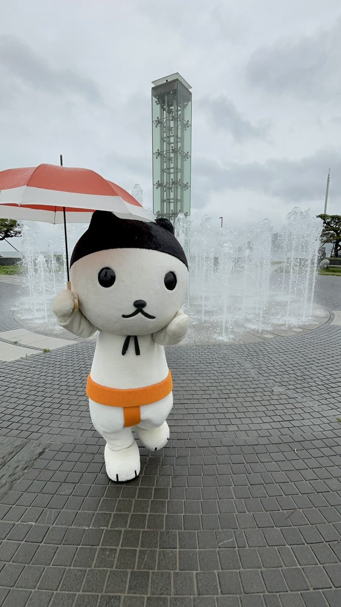 やったね！／ 噴水が出ました⛲️ OH!くん待っててよかったね🎵 ※噴水