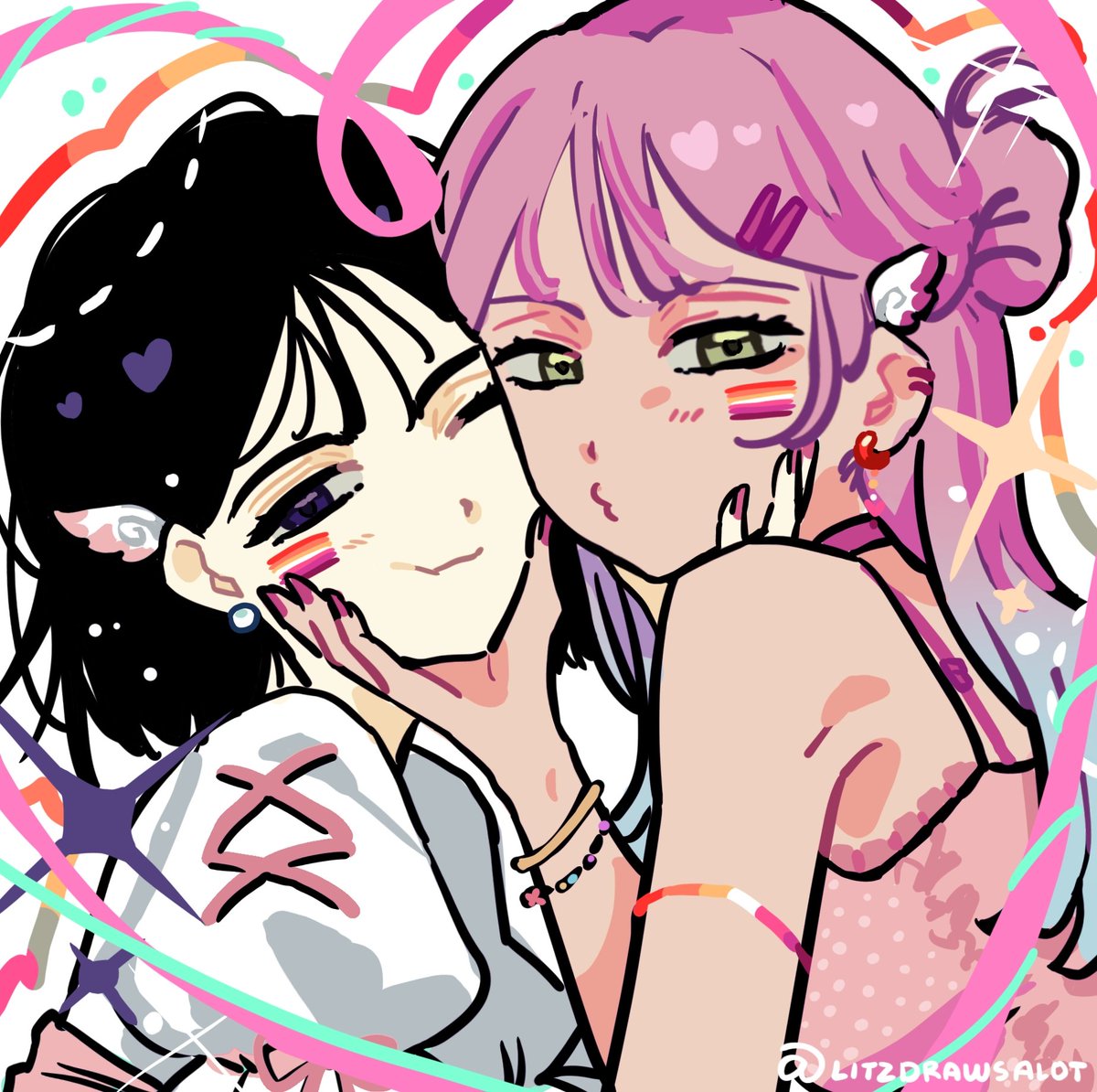 litzdrawsalot's tweet photo. HAPPY PRIDE MONTH!!! Have a quick doodle of my beloved girls :3
#mizisua #alnst https://t.co/XtHrsm5mKX